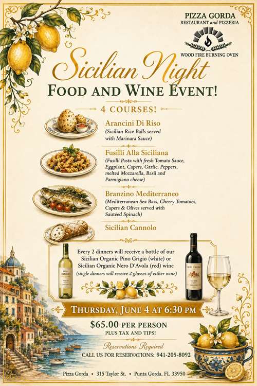 Sicilian Wine Dinner